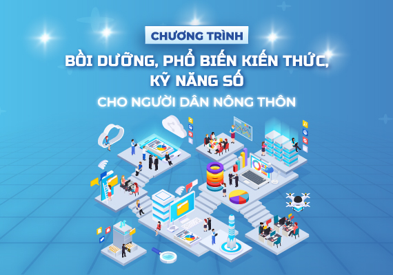 Chương trình bồi dưỡng, phổ biến kiến thức, kỹ năng số cho người dân nông thôn