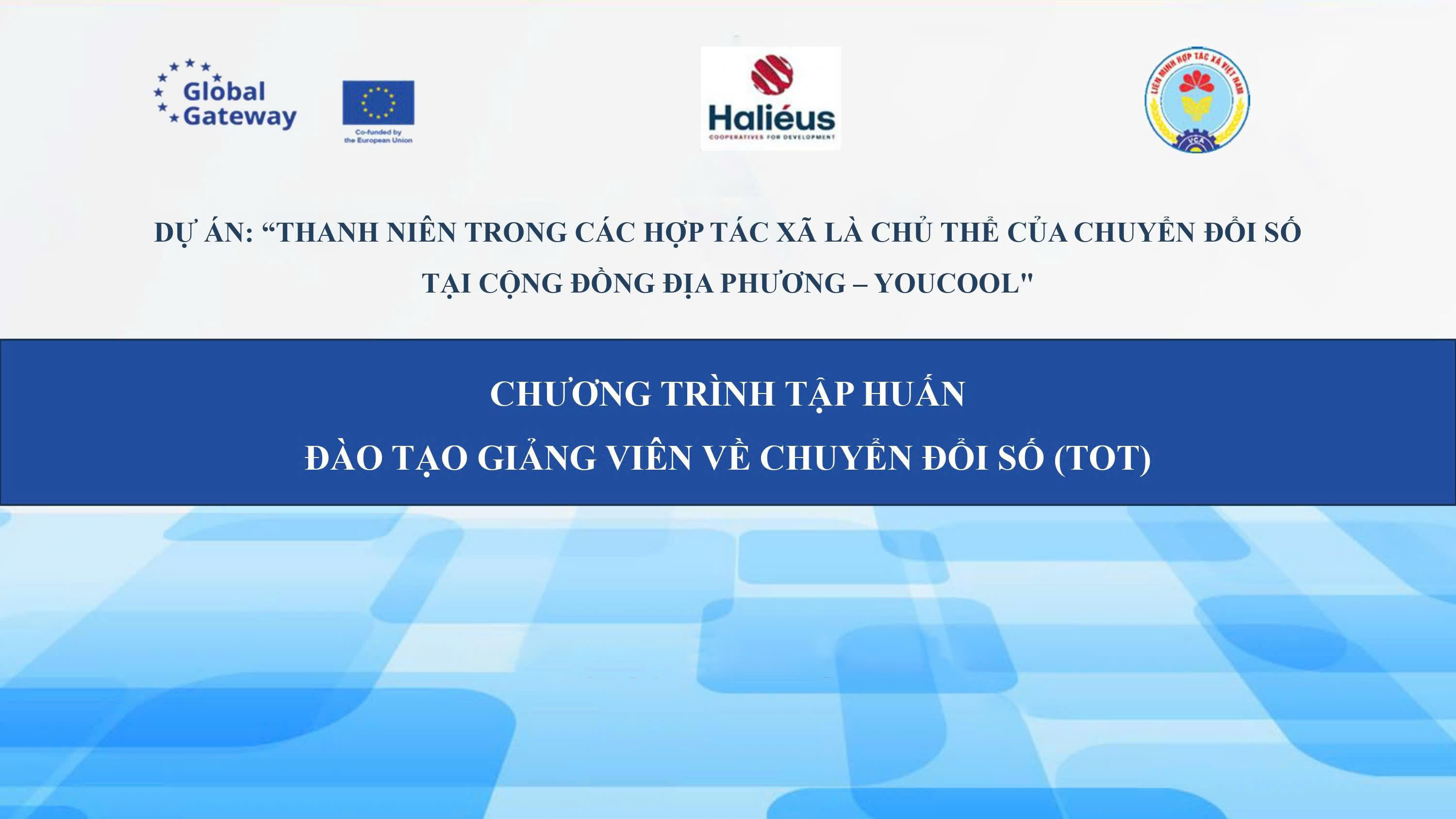 Chương trình tập huấn đào tạo giảng viên về Chuyển đổi số (TOT)