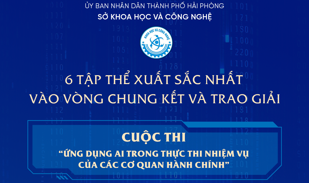 TOP 06 ĐƠN VỊ VÀO CHUNG KẾT CUỘC THI ỨNG DỤNG AI TRONG THỰC THI NHIỆM VỤ CỦA CÁC CƠ...