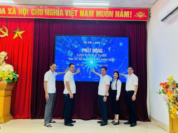 XÃ HẢI LẠNG PHÁT ĐỘNG CUỘC THI TRỰC TUYẾN “ĐẠI SỨ SỐ QUẢNG NINH” NĂM 2026