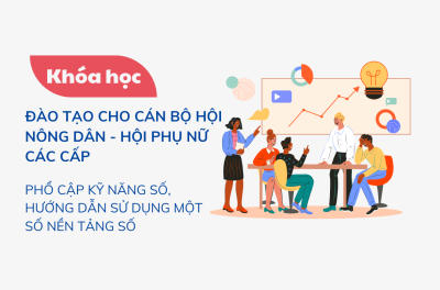 Đào tạo cho cán bộ Hội Nông dân - Hội Phụ nữ các cấp