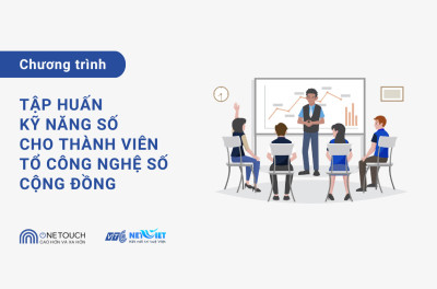 Tập huấn kỹ năng số cho thành viên Tổ công nghệ số cộng đồng