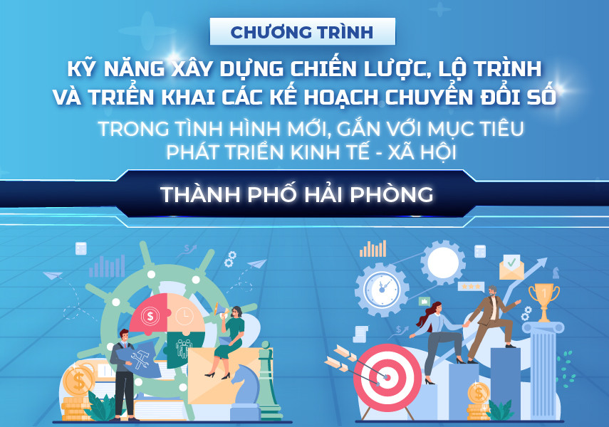 KỸ NĂNG XÂY DỰNG CHIẾN LƯỢC, LỘ TRÌNH VÀ TRIỂN KHAI CÁC KẾ HOẠCH CHUYỂN ĐỔI SỐ TRONG TÌNH HÌNH MỚI, GẮN VỚI MỤC TIÊU PHÁT TRIỂN KINH TẾ - XÃ HỘI THÀNH PHỐ
