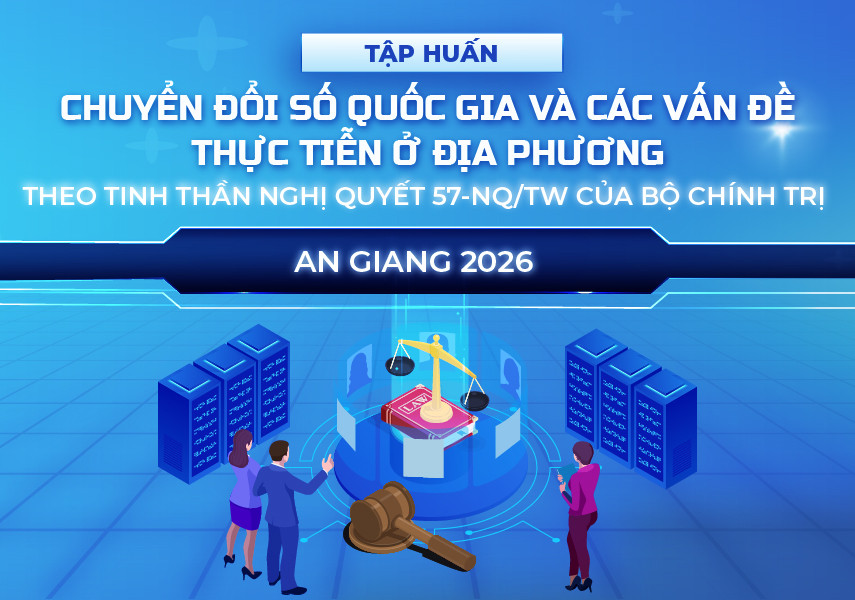 Chuyển đổi số quốc gia và các vấn đề thực tiễn ở địa phương theo tinh thần nghị quyết 57-NQ/TW của bộ Chính trị - An Giang 2026