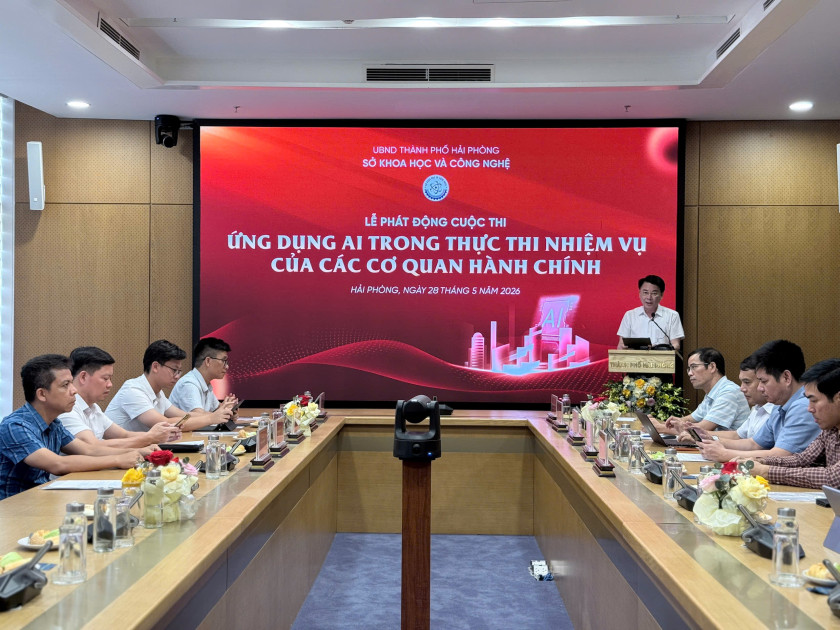 HẢI PHÒNG PHÁT ĐỘNG CUỘC THI ỨNG DỤNG TRÍ TUỆ NHÂN TẠO (AI) TRONG THỰC THI CÔNG VỤ